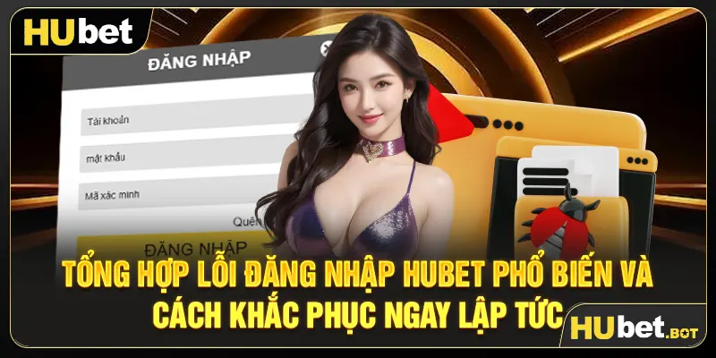 Tổng hợp lỗi đăng nhập Hubet phổ biến và cách khắc phục ngay lập tức